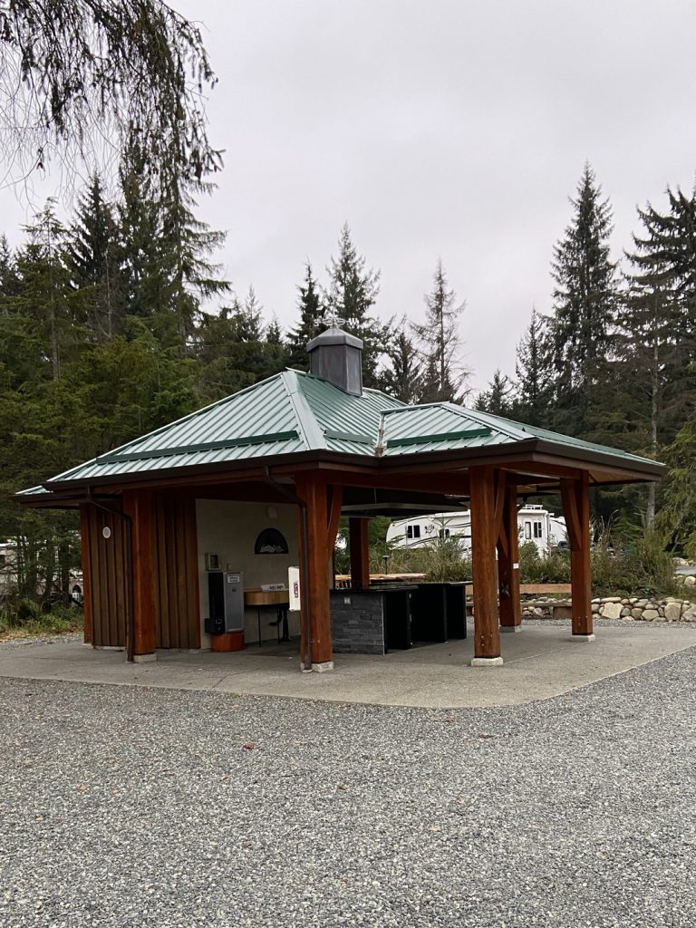 Seal Bay RV Park outdoor kitchen